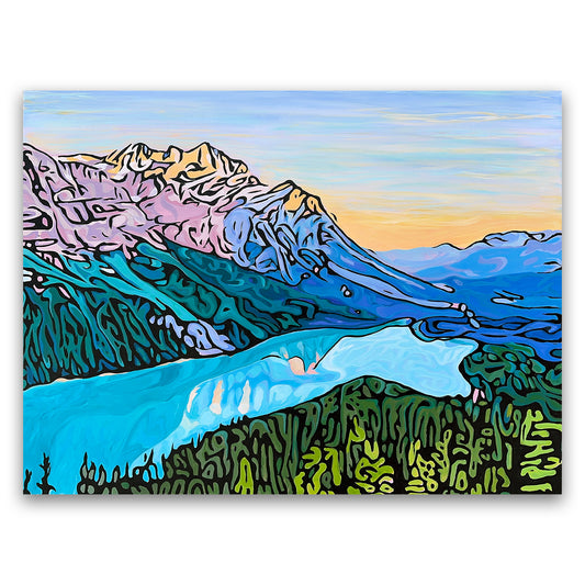 Peyto Lake "Alpenglow"