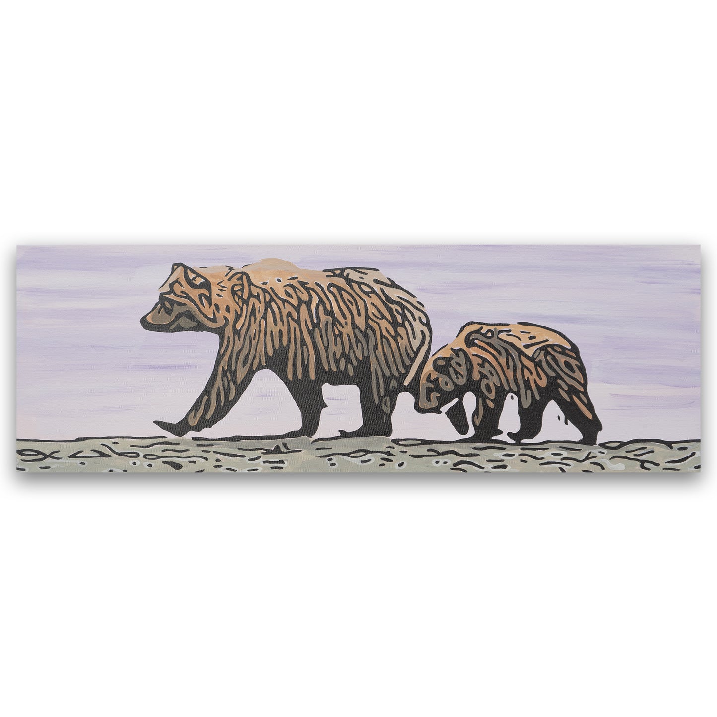 Grizzly and Cub "Beryl and Honey"