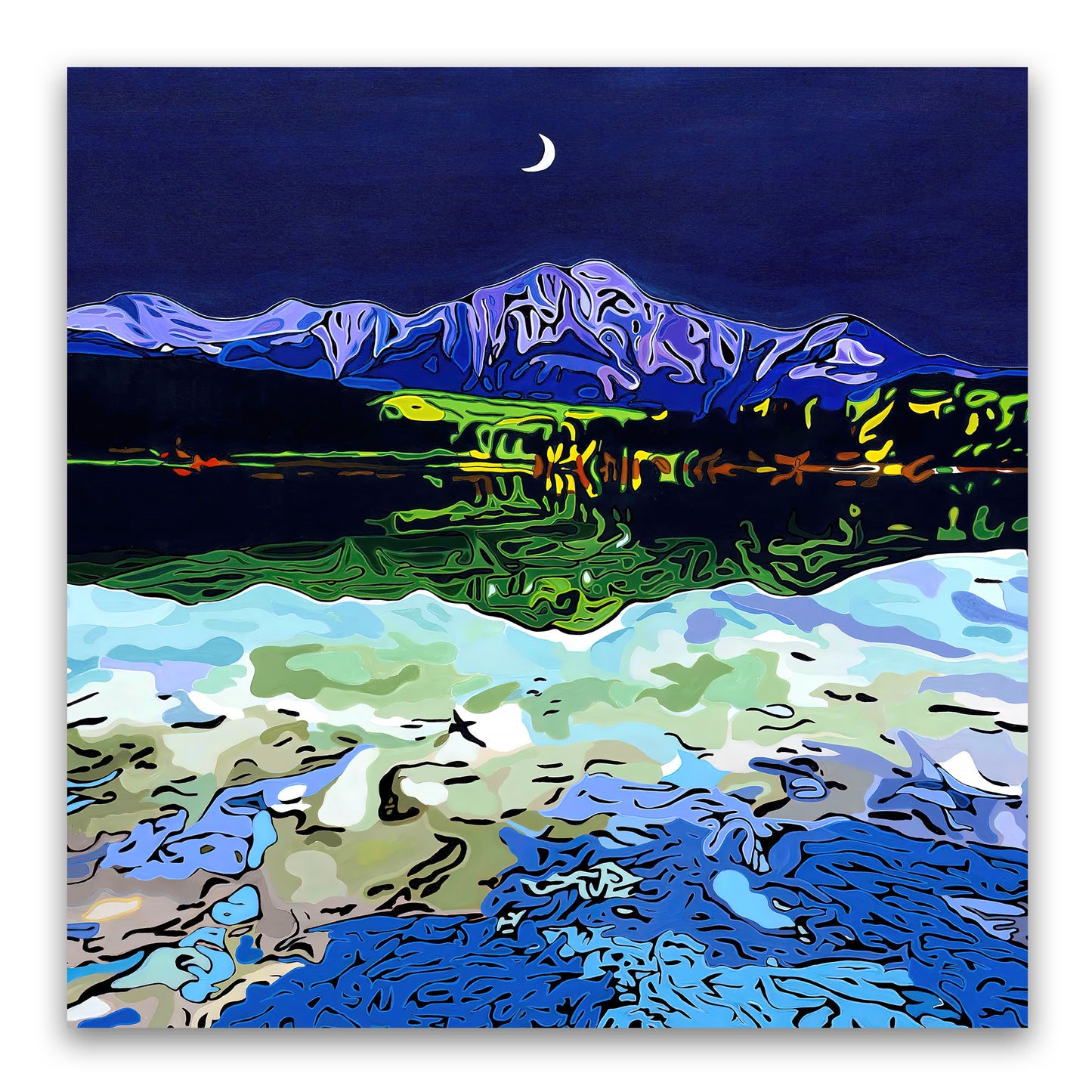 "Night or Day @ Patricia Lake " Fine Art Giclee Print