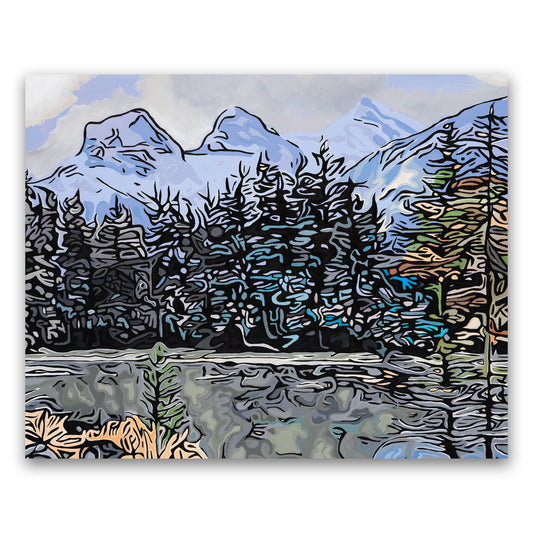 SHROUDED SISTER Fine Art ROLLED Canvas Print