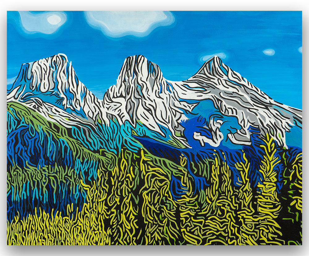 Three Sisters Fine Art ROLLED Canvas Print