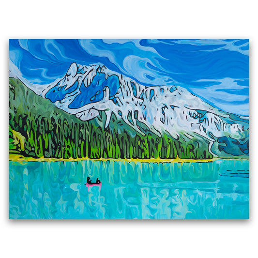Emerald Lake "Lone Canoe"