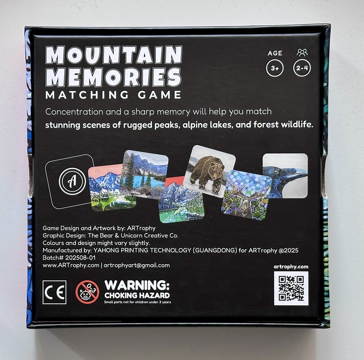 Mountain Memories Matching Game