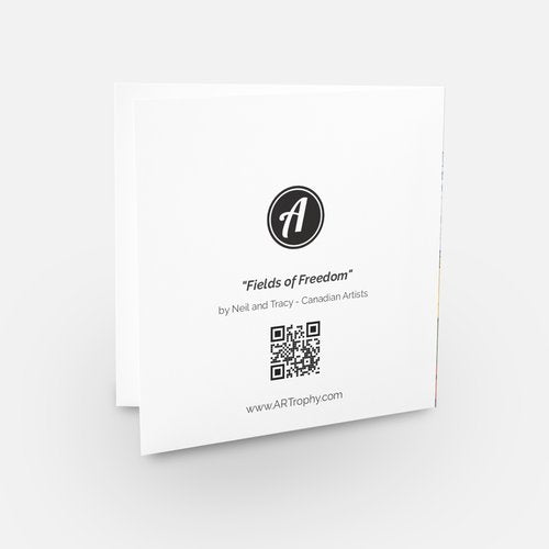 Fine Art Greeting Card Fields of Freedom